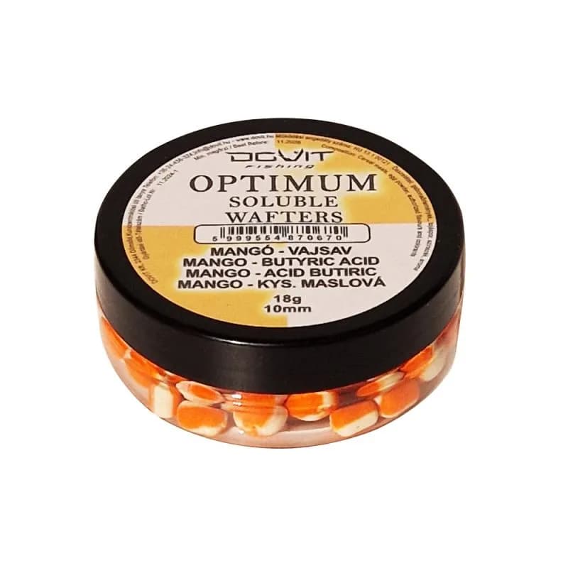 Балансирана стръв Dovit OPTIMUM WAFTERS - MANGO BUTYRIC ACID