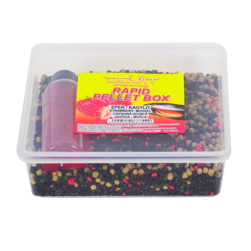 Пелети Dovit RAPID PELLET BOX - STRAWBERRY MUSSEL